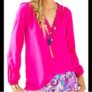Lilly Pulitzer Elsa Silk Top